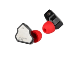 (3,5 Mm Sin Micrófono Negro) Auriculares Inalámbricos, 7 Hz, Controlador Dinámico De 10 Mm, Metal.