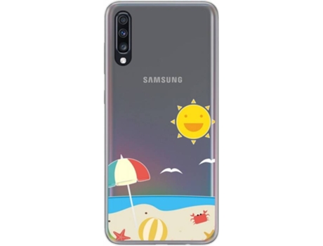 Carcasa Samsung Galaxy A70 TUMUNDOSMARTPHONE Playa Multicolor