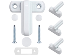 Cerradura De Ventana De Aleación De Zinc-4 Piezas Blanca Para Puertas Y Ventanas Upvc/pvc Seguridad Hogar