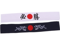 Conjunto de 2 diademas japonesas, sombreros japoneses, artículos deportivos