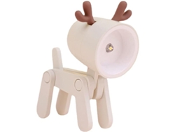 2026-lámpara De Escritorio Led Mini Animalito Con Soporte De Teléfono Cute (beige, Ciervo)