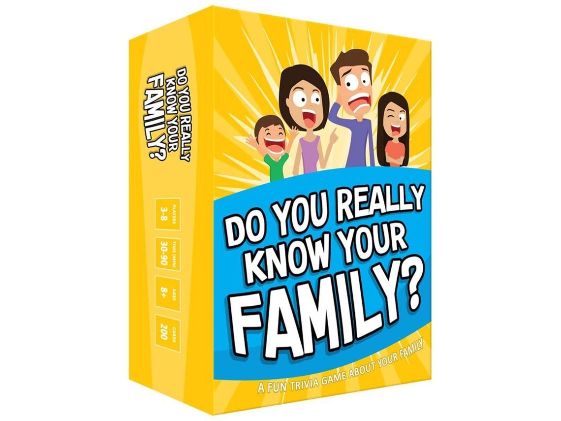 ¿conoces Realmente A Tu Familia Un Juego Divertido Con Temas De Conversación Y Retos Para Familias.