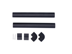 Kit de tubería de lluvia para invernadero con tubo de desagüe negro de 32 mm