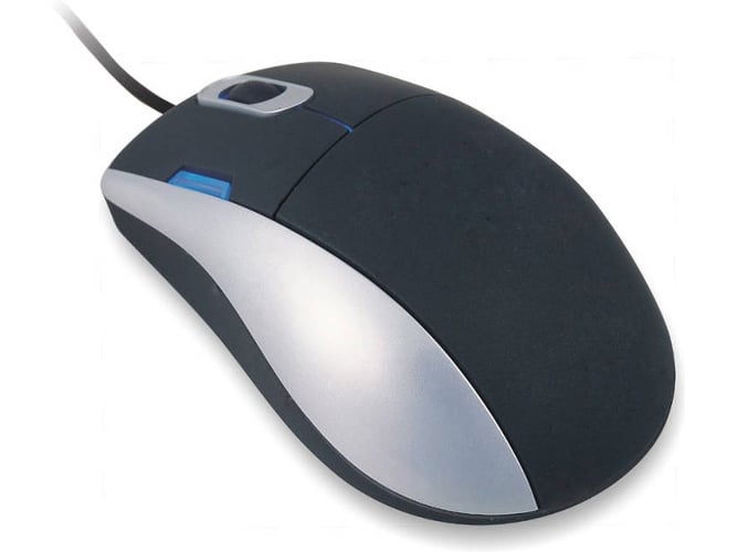 Ratón URBAN FACTORY Desktop Silk (Óptico - 800 dpi - Negro)