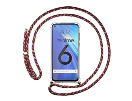 Carcasa Realme 6 TUMUNDOSMARTPHONE Colgante Rosa