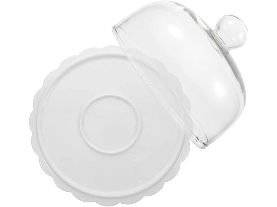 Soporte Para Pasteles Con Base, Plato Para Pasteles Con Forma De Cúpula Y Soporte Para Alimentos Con Forma De Cúpula.