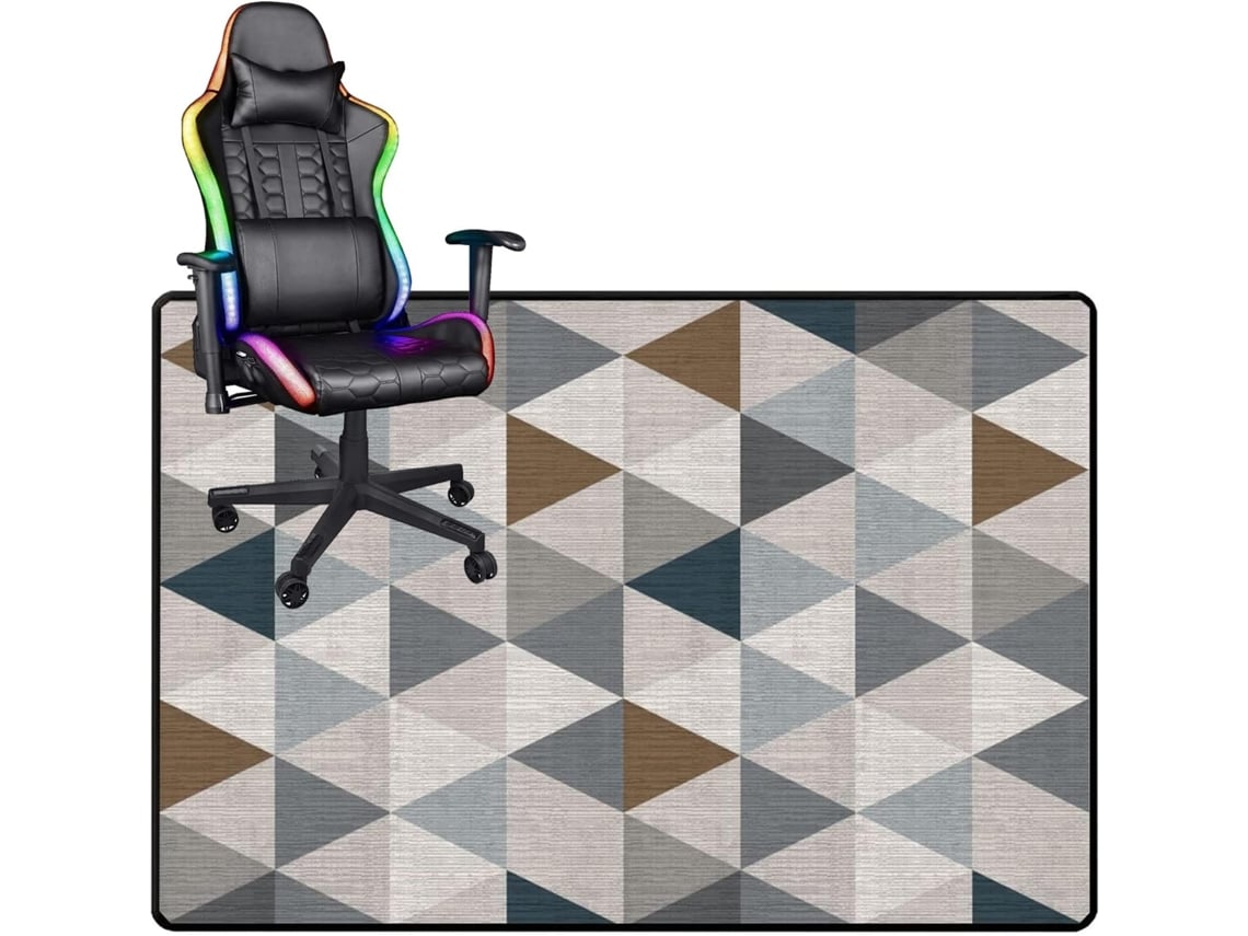 Tapete Cadeira Gamer Protetor Piso Escritório Antiderrapante Madeira Escritório, Computador Pisos