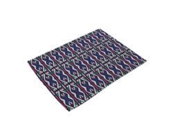 NEVEANCE Mantel para Mesa con Estampado Geométrico, Antideslizante, Aislamiento Térmico, para Cuenco, Plato, Tenedor (MG0041-7)