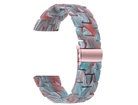Correa de acero inoxidable con hebilla para Samsung Galaxy Watch4 Classic 42mm/46mm - rojo esmeralda