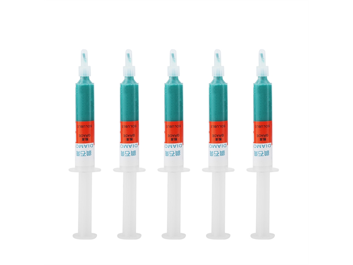 Pasta De Pulido Diamante 5 Piezas/set, Compuesto De Lapidación Abrasivo, Tubo De Aguja W20600