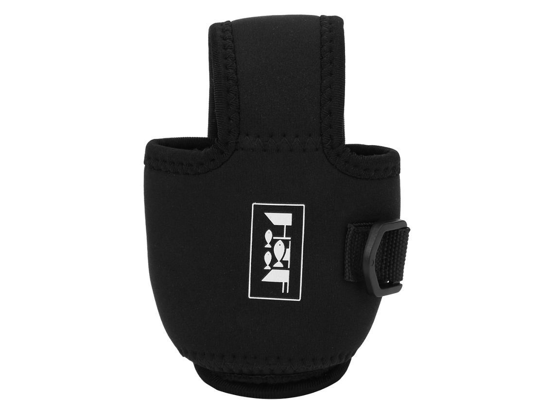 Bolsa Larga Para Carrete De Pesca, Impermeable, De Nailon Transpirable, Color Negro.