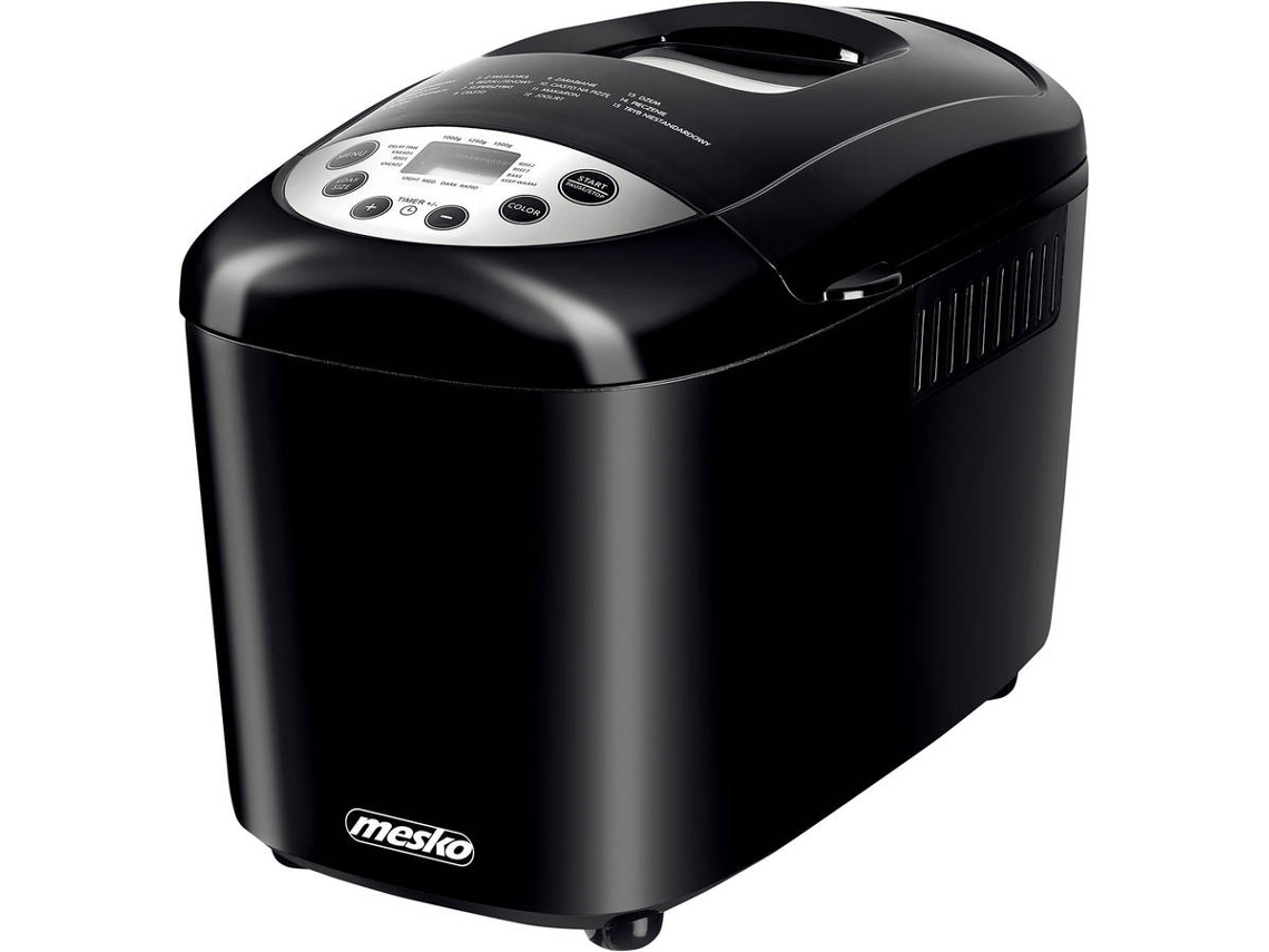 Máquina de Pan MESKO MS6022 Negro (1.5 KG - 850 W)