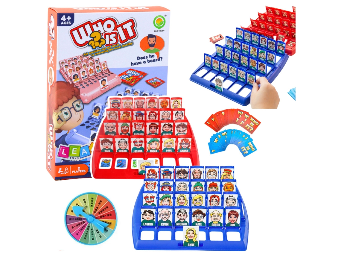 ¿Adivina Quién? Juego de Lógica Familiar Mini Viaje 2 Bandeja B.active