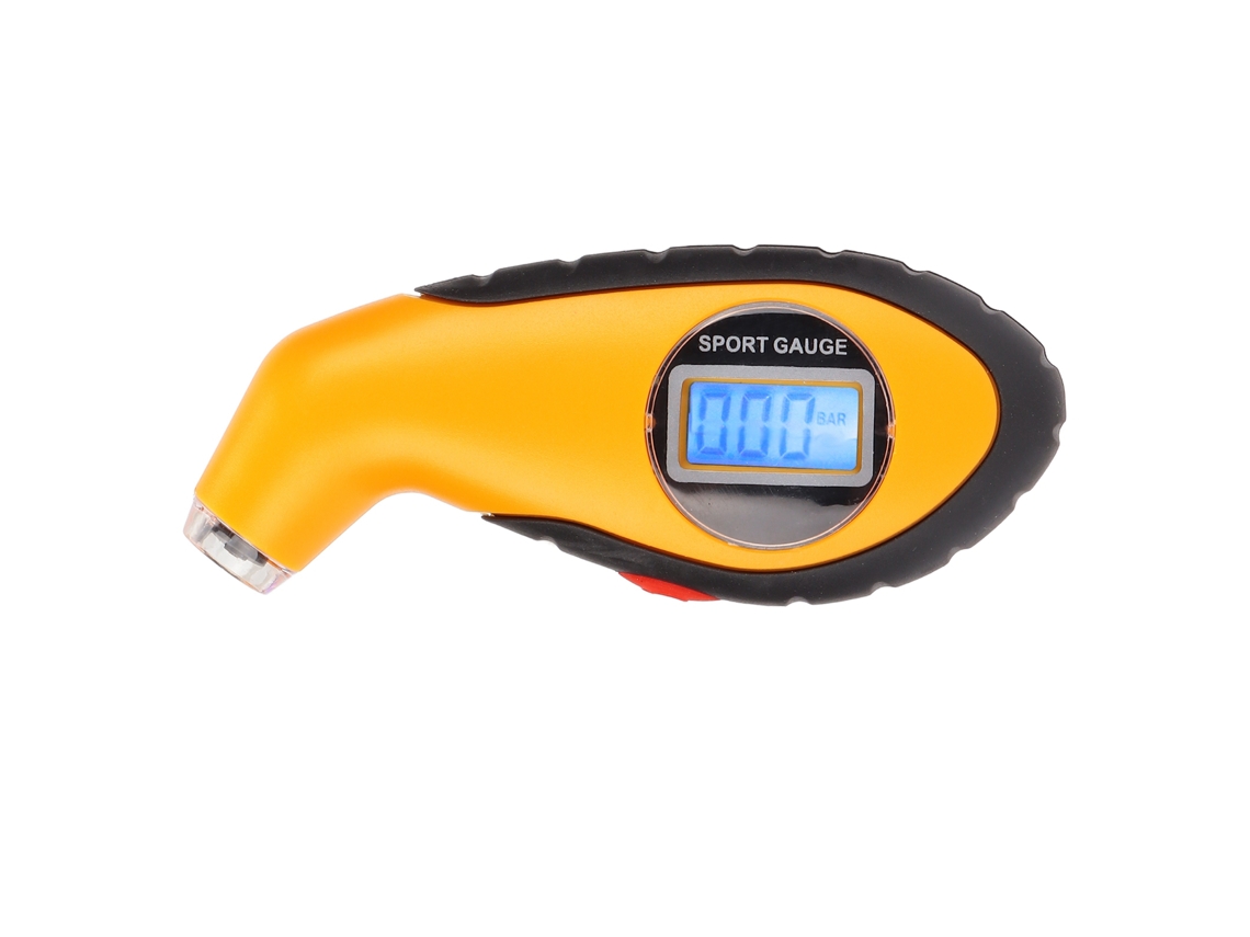 Manômetro De Pressão De Pneu Digital De Alta Precisão Com Lcd Iluminado Multifuncional Para Medição
