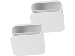 2 Caja De Almacenamiento Pared Piezas, Plástico,