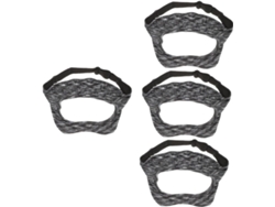 Conjunto De 4 Piezas De Máscaras Oculares De Realidad Virtual, Ajustables, Transpirables, De Spandex, Con Diadema Resistente Al Sudor.