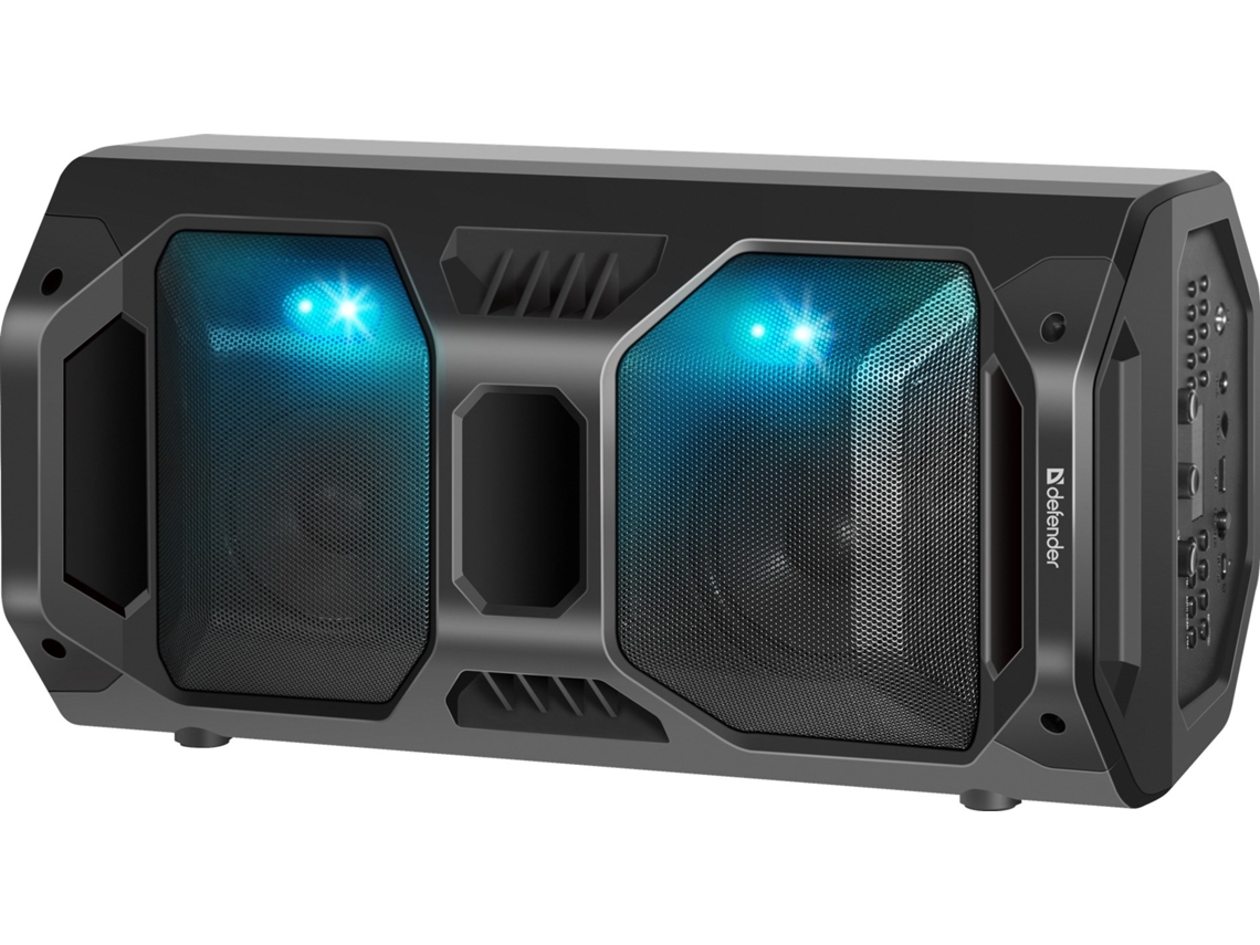 Altavoz portátil estéreo Rage Defender negro de 50 W