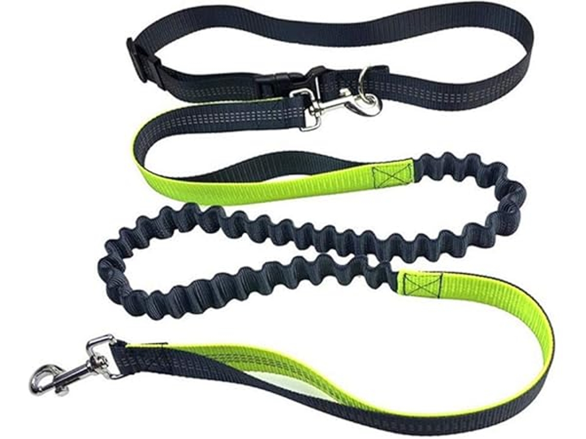 Correa gris sin pasadores, con cinturón ajustable y cordón elástico, para correr, costuras reflectantes, ergonómica, para uso diario STELASPLEN