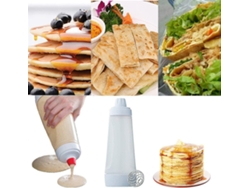Recipiente para mezclar masa, recipiente para mezclar huevos, con bola mezcladora, dispensador de masa para panqueques y cupcakes Rosewell
