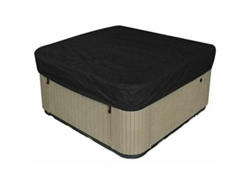 Protector de spa cuadrado para exteriores, impermeable y duradero, en tela Oxford, con ajuste ajustable y ventilación.