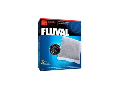FLUVAL C3 Carbono Ativo. Substituição do filtro do aquário