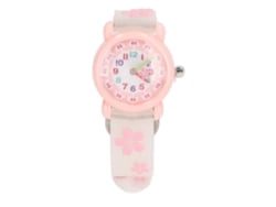 Ats-relojes De Pulsera Para Niñas 3d Lindos Cartoon Impermeables Coloridos Educativos Para Niñas Mayores De 3 Años Blanco
