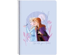 Libreta Frozen Believe Lila A4 80 Hojas