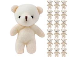 Juego de 20 mini llaveros con colgante de oso, pequeños ositos de peluche decorativos, regalos para.