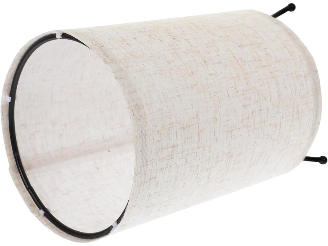 Pantalla Cilíndrica Sencilla Y Reemplazable Para Lámparas De Mesa, Adecuada Para Dormitorios Y Salas De Estar.