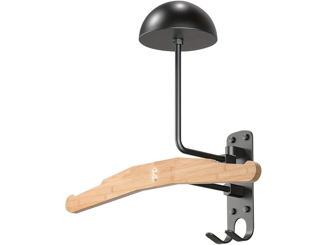 Soporte Para Casco De Motocicleta, Rotación De 180°, Colgador De Pared Para Ahorrar Espacio.