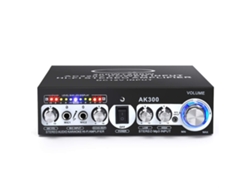 Amplificador De Potencia Estéreo 2 Canales Bluetooth 5.0 Para Home Theater Y Coche
