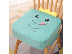 Silla de comedor Eifson con asiento elevador antideslizante y extraíble, 10 cm (Dinosaurio)
