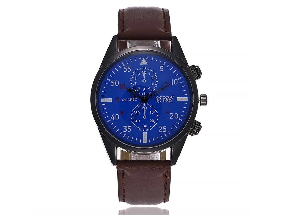 Reloj De Pulsera De Moda Para Mujer Con Brújula Giratoria, Correa De Pu, Movimiento De Cuarzo Analógico Informal, Negro.