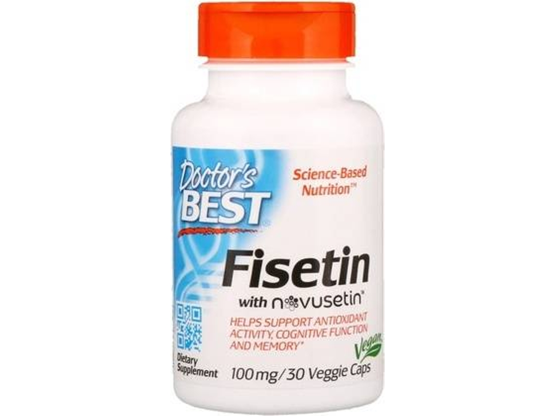 Complemento Alimentar DOCTOR'S BEST Fisetina Com Novusetina (30 cápsulas vegetais)