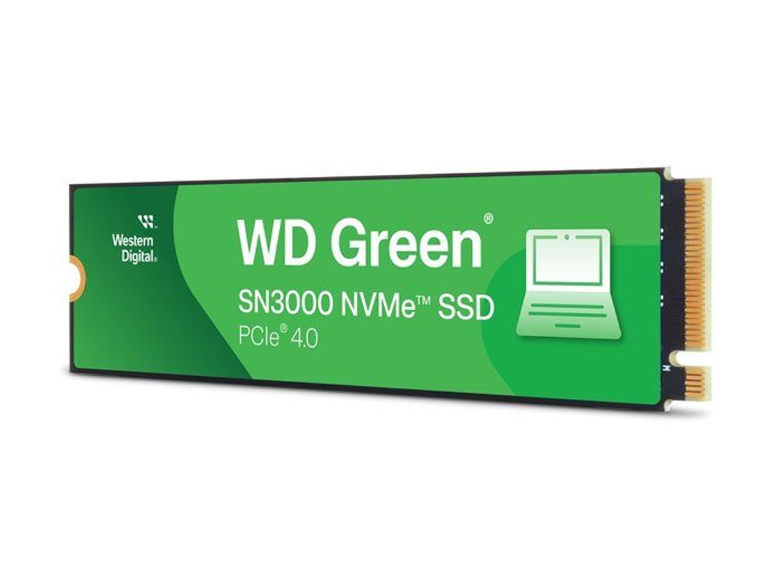 Unidad SSD Interna - WESTERN DIGITAL - WD Green SN3000 - 500 GB - PCIe Gen4 - M. 2 2280