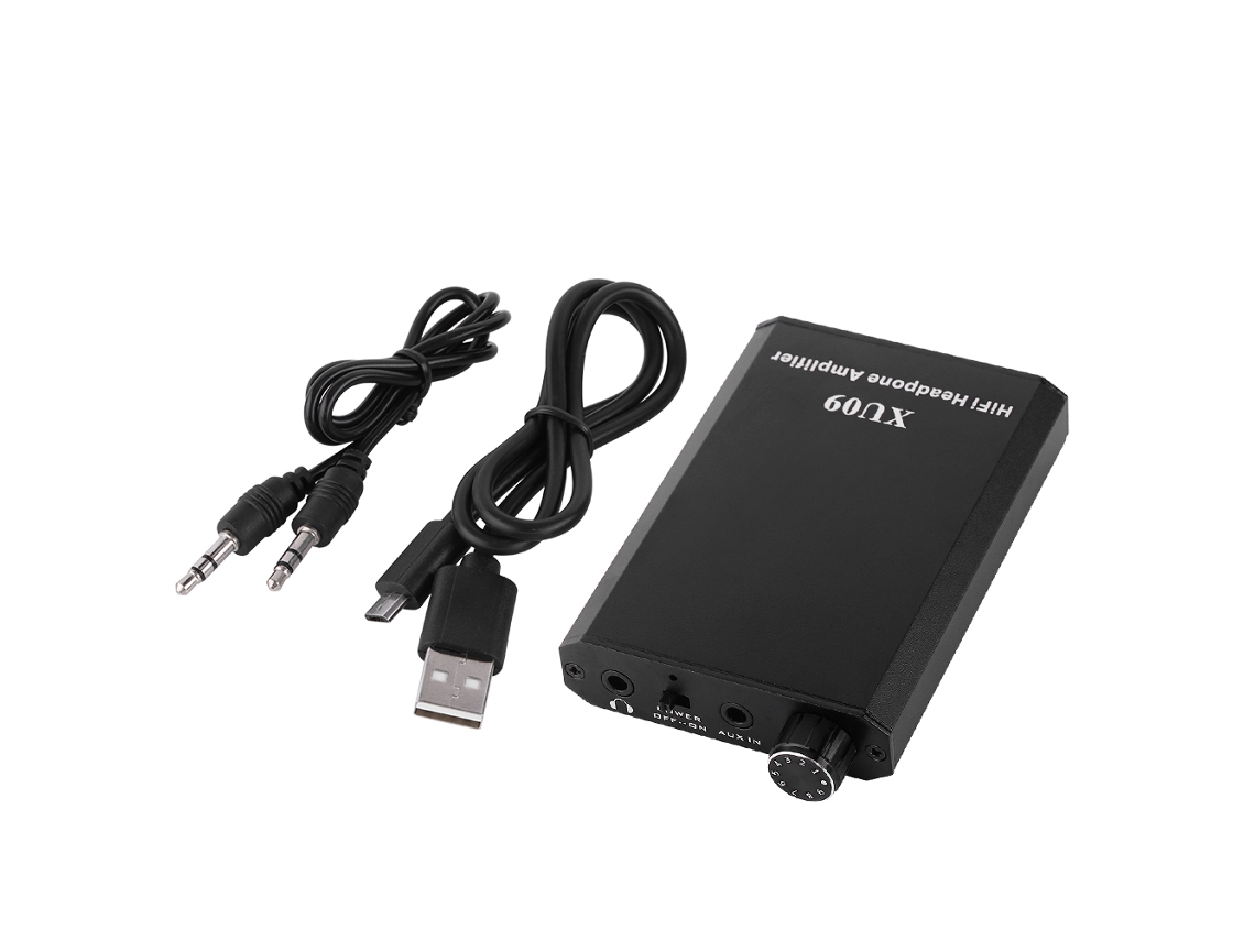 Amplificador De Auriculares (calidad De Sonido Hifi Con Graves Potentes Portátil)