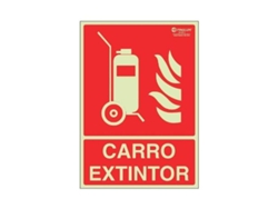 Señal 7013 plastico 297x210 carro extintoir luminisciente