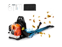 Soplador de hojas de gasolina de mochila de 52 cc, 480 cfm, 175 mph, Tekmaquinas