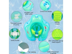 2026-flotador Inflable Para Bebés Con Asiento Y Toldo Solar, 3-10 Meses, Niños Niñas, Flotador De Piscina Infantil Tamaño S