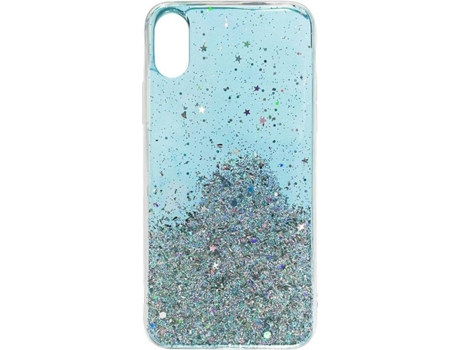 Carcasa iPhone 11 Pro LMOBILE Star Glitter Azul