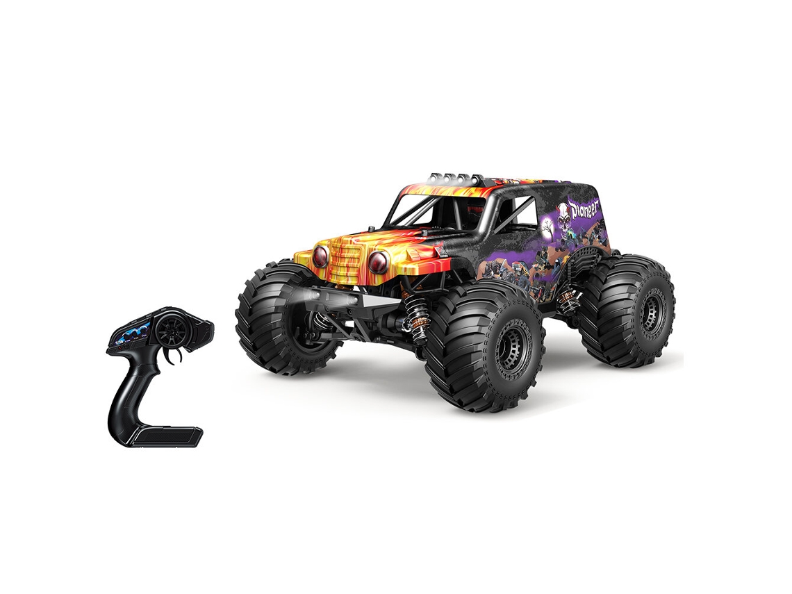 Amarillohs Hs14411 1/14 2.4g Coche Rc Sin Escobillas Control Proporcional Completo Camión De Alta Velocidad Modelo Rtr