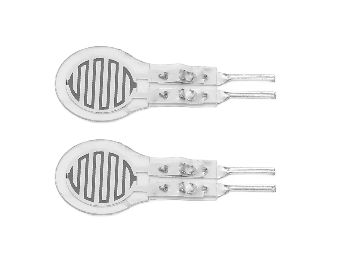 Veloriskku-2pcs Sensor De Pressão De Filme Fino Flexível De Alta Sensibilidade Piezoresistivo Resistivo Para Força