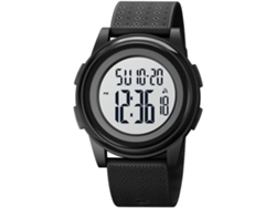 Relojes digitales Relojes deportivos impermeables con correa de PU-Negro Blanco