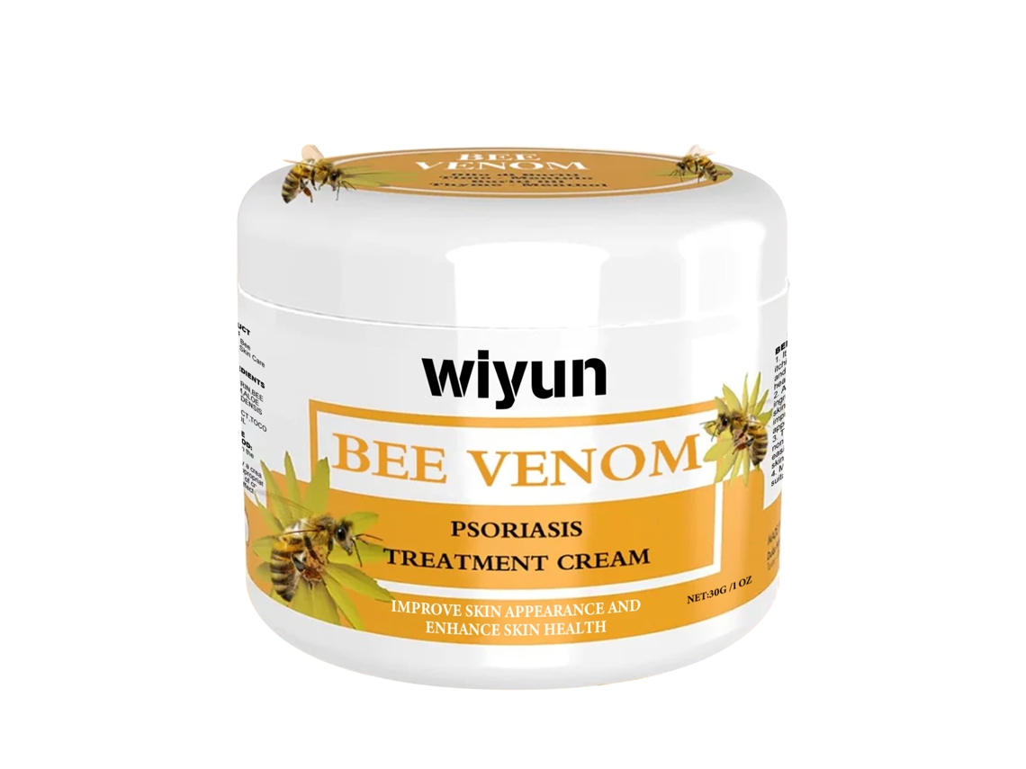 Crema calmante para la piel con veneno de abeja