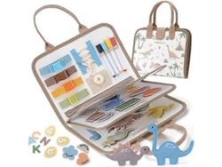 Tablero De Aprendizaje De Fieltro Para Niños. Juguete Educativo Para La Primera Infancia. Tablero De Actividades Práctico.