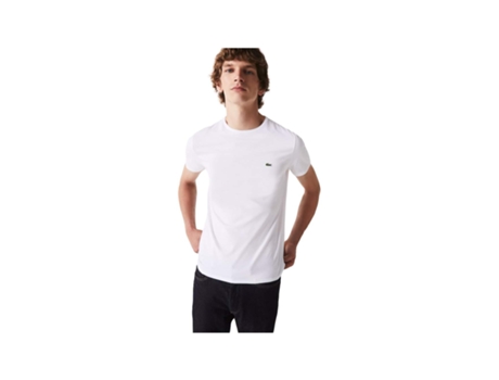 Camiseta LACOSTE (XS - Blanco)
