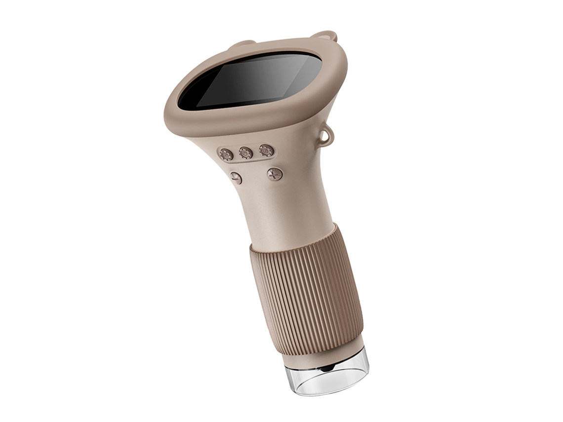 Microscopio digital 2 en 1 para niños, mini cámara de bolsillo portátil de 1000x