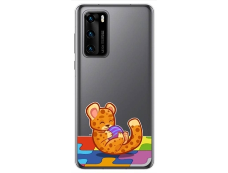 Carcasa Huawei P40 TUMUNDOSMARTPHONE Dibujos Transparente Multicolor