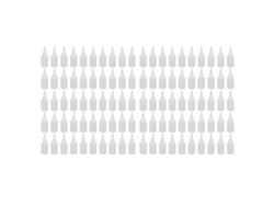 100 Botellas De Plástico Translúcidas De 60 Ml Con Dosificador Para Pintura Al Óleo Pigmentada.