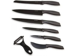 Juego de cuchillos de cocina de acero inoxidable CECOTEC de 7 piezas